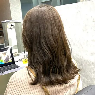 セミロング カラー Forest. kanako🕊️のヘアスタイル