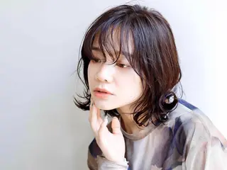 ミディアム カラー パーマ ヘアアレンジ ⭐️ハイクオリティ カラー杉本雄志⭐️のヘアスタイル