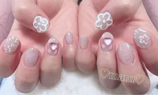 ネイル まるみ ♡のネイルデザイン