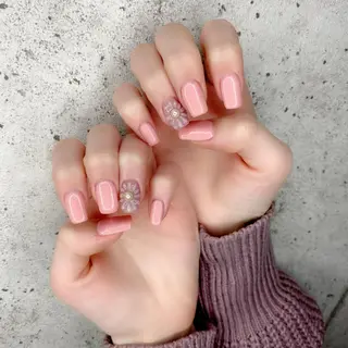 ミディアム カラー パーマ ヘアアレンジ メンズ キッズ ネイル マツエク・マツパ アイブロウ Salon Ｋのネイルデザイン