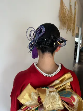 セミロング 佐伯 真奈のヘアスタイル