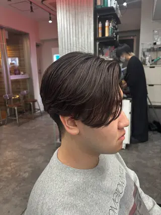 パーマ メンズ メンズ特化✨️ 韓国風パーマ🔥一八のヘアスタイル