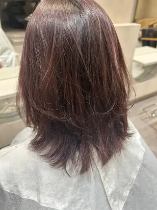 ミディアム カラー F'LAN / haruのヘアスタイル