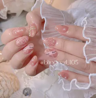 ネイル 23時まで❤︎韓国、 ワンホンネイルのネイルデザイン