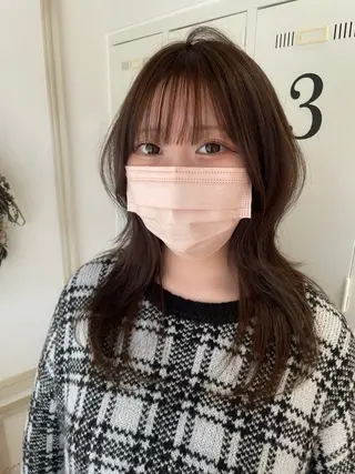 セミロング カラー belta.🌱 安藝夏花🌻のヘアスタイル