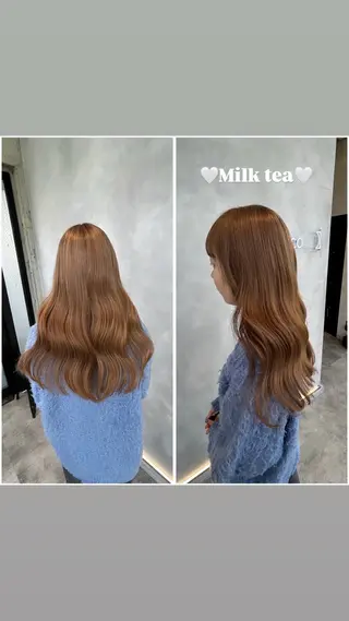 ロング カラー 茅ヶ崎/ハイトーン/ Ramuのヘアスタイル