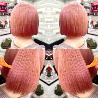 ショート カラー "PEPPU "所属・🌈推し色派手髪 ハイトーンShinのヘアスタイル