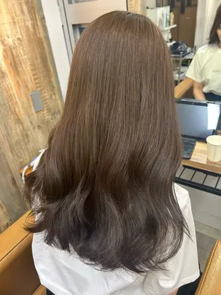 ロング レイヤーカットモデル 募集中🫧中山理央のヘアスタイル