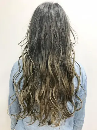 ロング カラー 池田 雄太 ✨美髪縮毛矯正✨のヘアスタイル