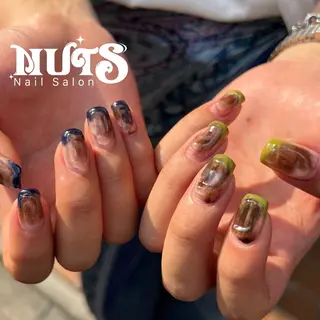 ネイル 個性派ニュアンス nuts nail所属・【池袋】nuts nail　なつみのネイルデザイン