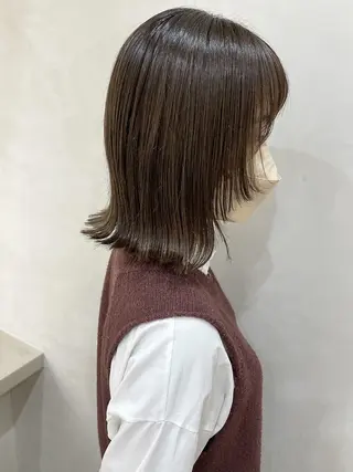 ミディアム rino/カット /レイヤー/名古屋のヘアスタイル