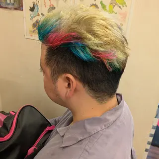 ショート カラー メンズ fuwat所属・秋葉原でカラーする なら🐉ちぇーたんのヘアスタイル