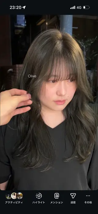 カラー miyu  / 柔らかい透明感カラーのヘアスタイル