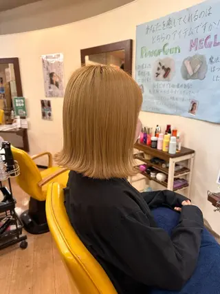 ミディアム カラー 菊地　智 【LAZO】千歳船橋のヘアスタイル