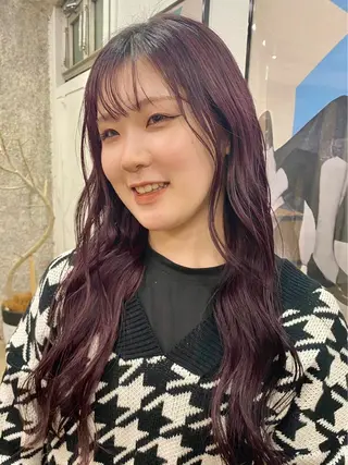 ロング カラー 暖色カラー/天神/ ヘイマサクラのヘアスタイル