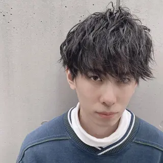 パーマ メンズ メンズ縮毛矯正 ♠️店長下平隼人のヘアスタイル