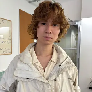 ミディアム カジュアルパーマ/ 似合わせヘア/ショウのヘアスタイル