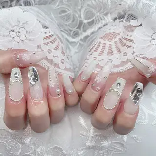 ロング 💜MIYA nail川崎店のネイルデザイン