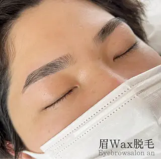 メンズ アイブロウ 安済 ひとみの眉毛・アイブロウイメージ