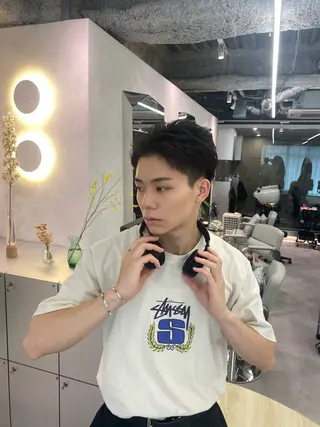 ショート メンズ 艶髪/縮毛矯正 /hikaruのヘアスタイル