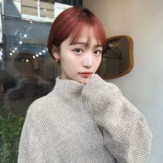 ショート カラー honoka ikegamiのヘアスタイル