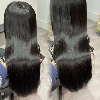 ロング パーマ 庄内＊三国baron ANJUのヘアスタイル