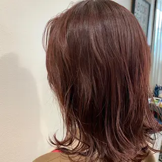 ミディアム カラー ヘアアレンジ 山崎 澪 レイヤーカット/大宮のヘアスタイル