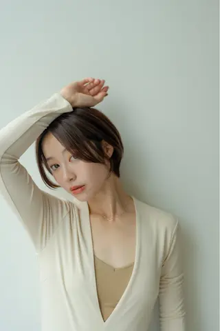 ショート THE DAY所属・AKI HASHIMOTOのヘアスタイル