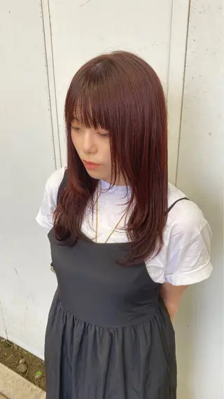 セミロング カラー DEUCE hair /ヒハルのヘアスタイル