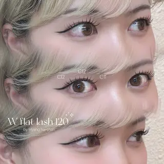 マツエク・マツパ 韓国束感まつげ ⌒ ͜ ⌒はーちゃんのマツエク・マツパデザイン