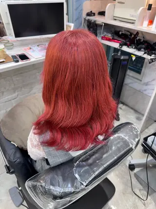 セミロング 細矢 翔太のヘアスタイル