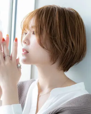 ショート カラー justbeauty CiNQのヘアスタイル