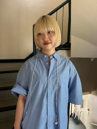 ショート ☕️結【suii.】 ボブ/ヘアセット☕️のヘアスタイル