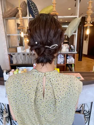 ミディアム 永井 瑞穂のヘアスタイル