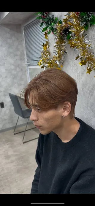 カラー メンズハイトーン 北斗💍レイヤーのヘアスタイル