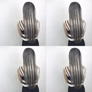 ロング カラー TATSUYA アートディレクターのヘアスタイル