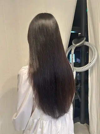 ロング カラー 馬場 菜乃夏のヘアスタイル