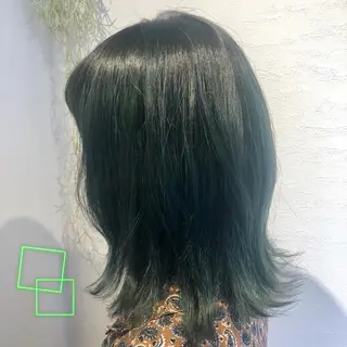 ミディアム カラー 似合わせカラー✨人気 荻窪🌈川端風子のヘアスタイル