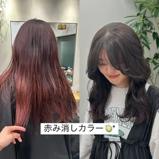 カラー moeka 表参道のヘアスタイル