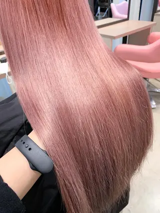 ロング 🍀ケアブリーチ カラー🍀坂井のヘアスタイル
