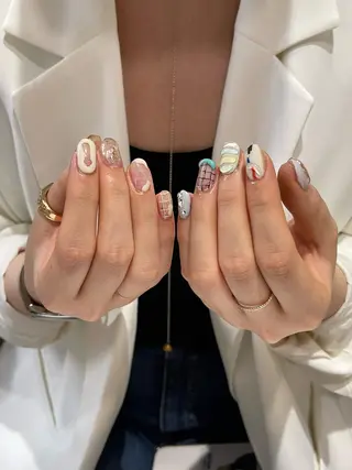 ネイル 8113 海外/y2k/韓国のネイルデザイン