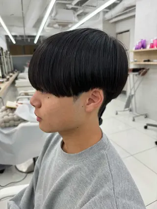 ショート パーマ メンズ 【メンズ縮毛矯正】 田中秀斗のヘアスタイル