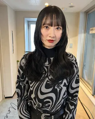 ミディアム パーマ 林 浩太郎のヘアスタイル