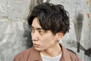 ショート パーマ buZon所属・くせ毛特化・縮毛矯正 メンズパーマ・笠原のヘアスタイル