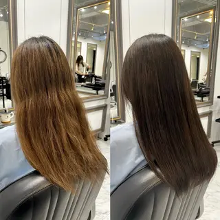 ロング カラー ⠀ 那月のヘアスタイル