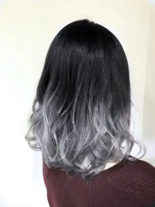 セミロング カラー パーマ ヘアアレンジ メンズ キッズ ネイル マツエク・マツパ バレイヤージュ/ 髪質改善/渡邉悟🌱のヘアスタイル