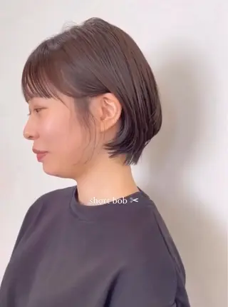 ショート 暖色カラー/似合わせ カット/名古屋/辻のヘアスタイル