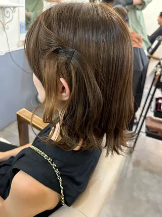 ミディアム カラー 🩵透明感/高発色 /難波/北原佑記🌸のヘアスタイル