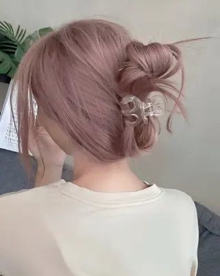 カラー パーマ ヘアアレンジ メンズ 🥯縮毛/レイヤー/ ベージュヘア🥯のヘアスタイル