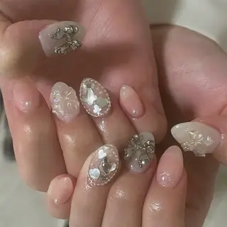 ネイル 【Zina京都駅前】 きぬがわ らむのネイルデザイン